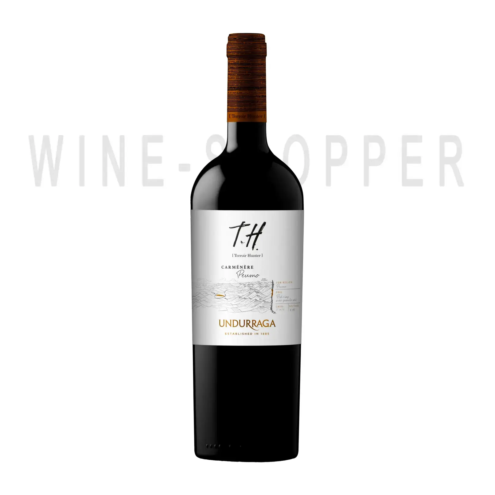 Вино Undurraga T. H. Carmenere 2019 0.75 л