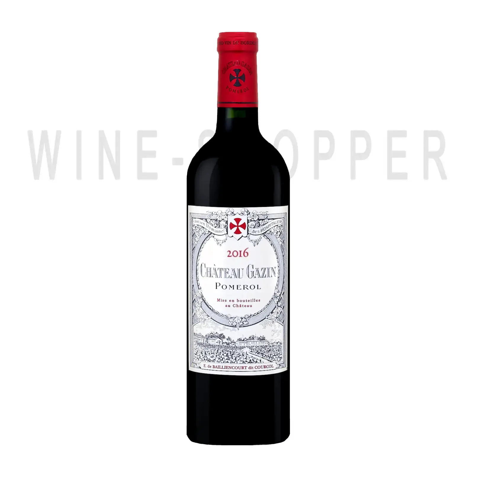Вино Chateau Gazin Pomerol AOC 2016 0.75 л