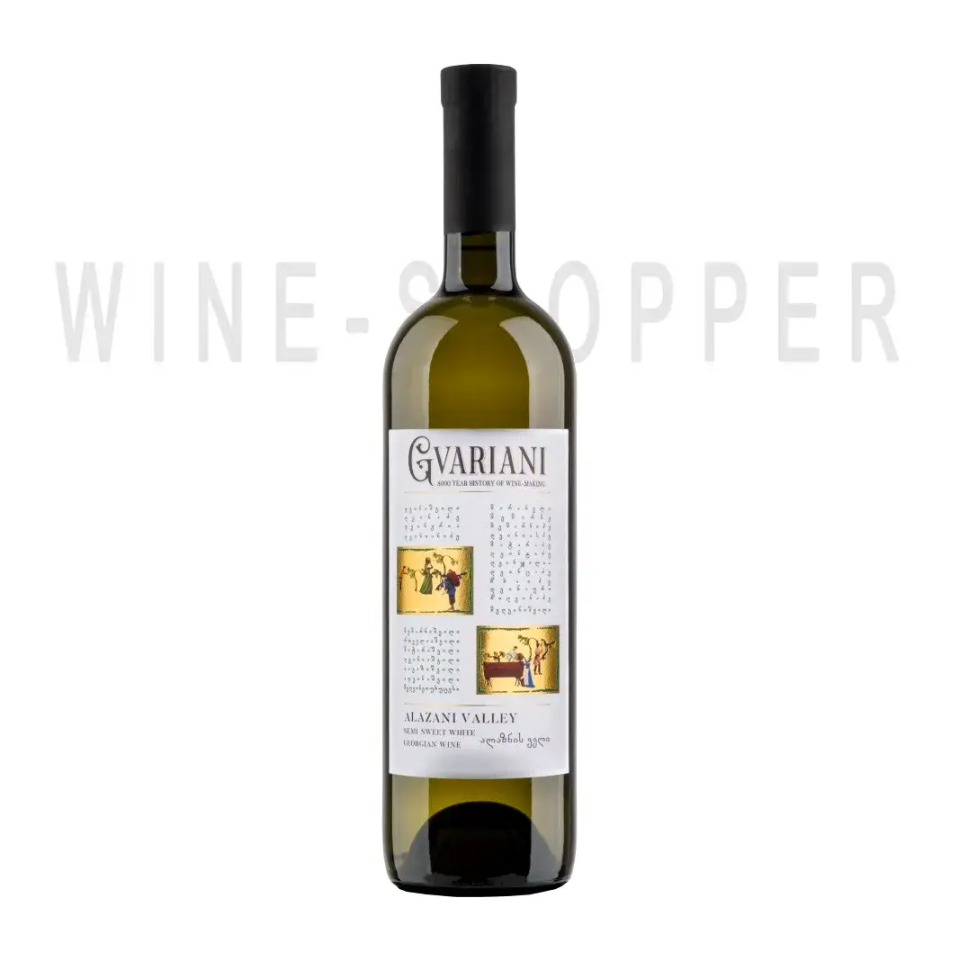 Вино Gvariani Alazani Valley White Semi-Sweet 0.75 л