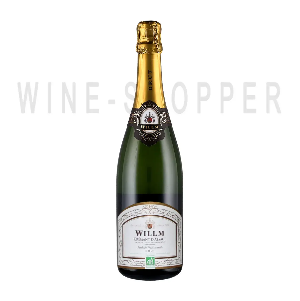 Игристое вино Willm Cremant d'Alsace AOC Brut BIO 2019 0.75 л