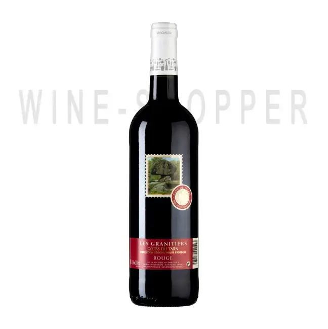 Вино Vinovalie Les Granitiers Rouge Sec Cotes du Tarn IGP 2020 0.75 л