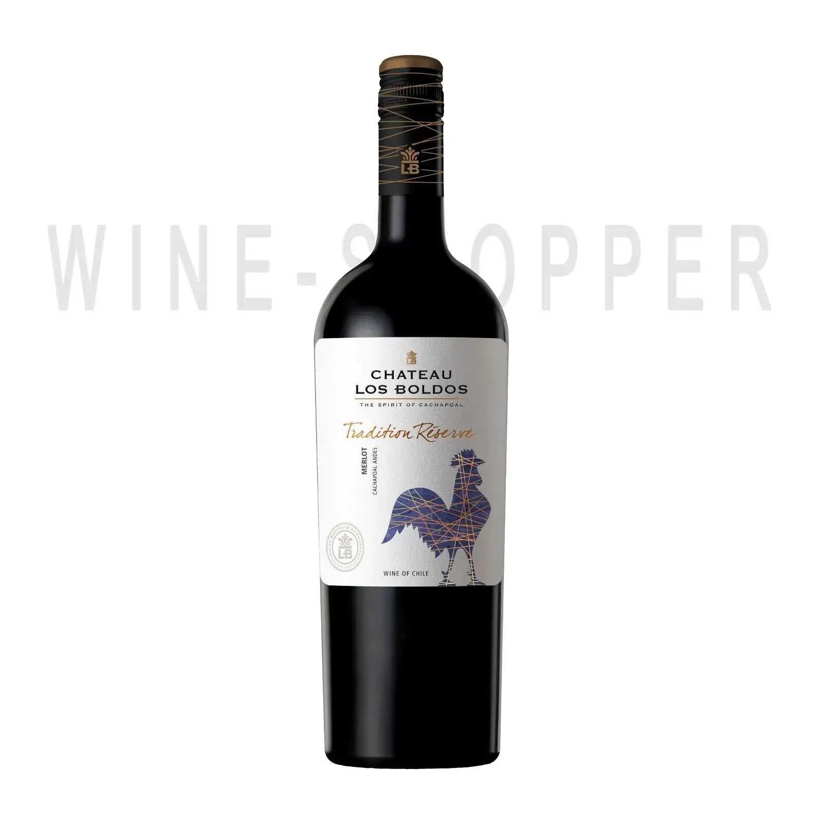 Вино Chateau Los Boldos Tradition Reserve Merlot 2021 0.75 л