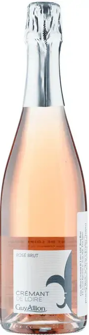 Игристое вино Guy Allion, Cremant de Loire AOC Rose Brut, 2020, 0.75 л