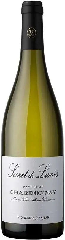 Вино Vignobles Jeanjean Secret de Lunes Chardonnay Pays d'Oc IGP, 0.75 л