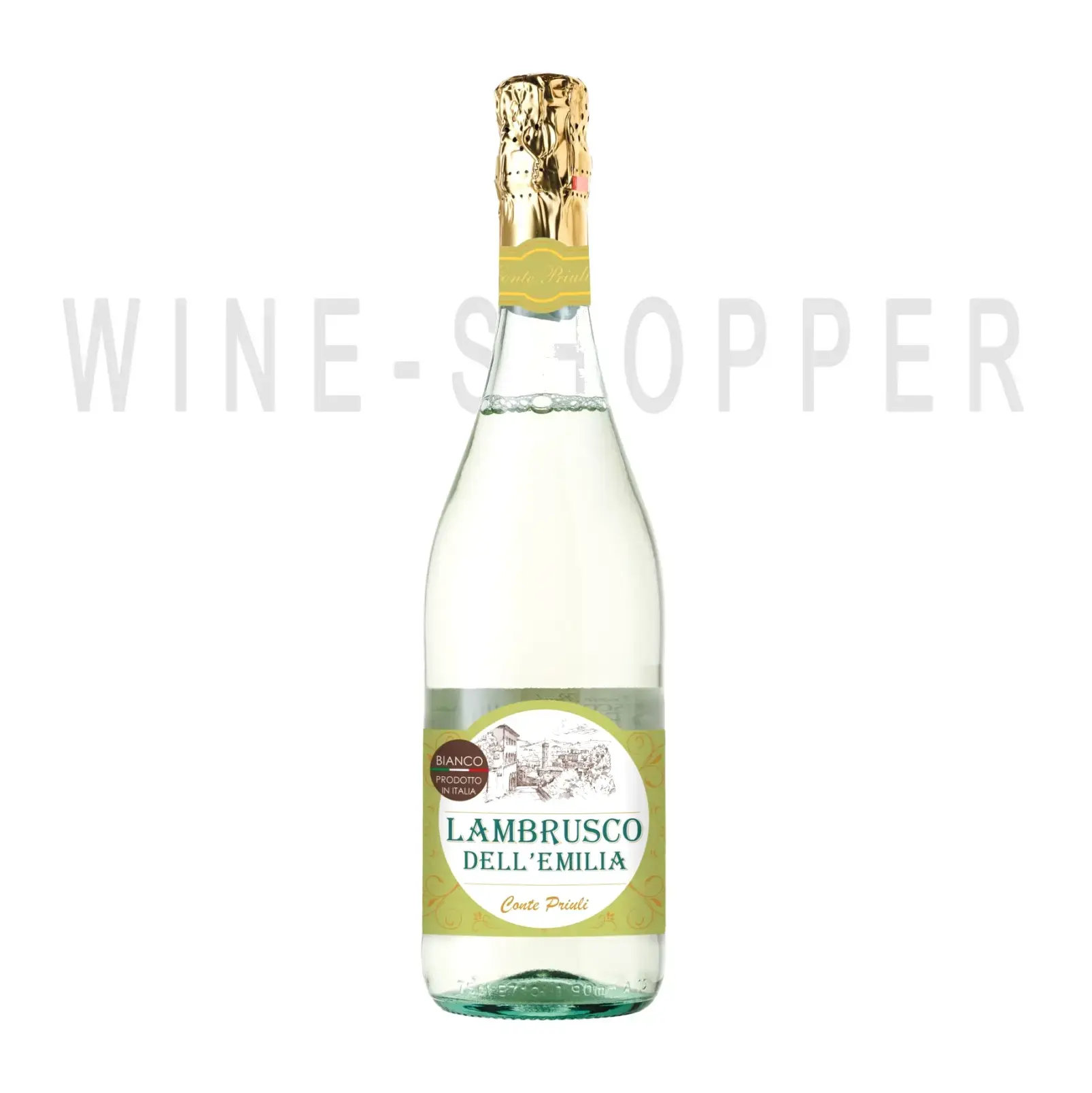 Игристое вино Conte Priuli Lambrusco dell'Emilia Bianco 2021 0.75 л
