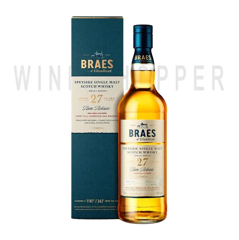 Виски Braes of Glenlivet 27 Years Old gift box 0.7 л