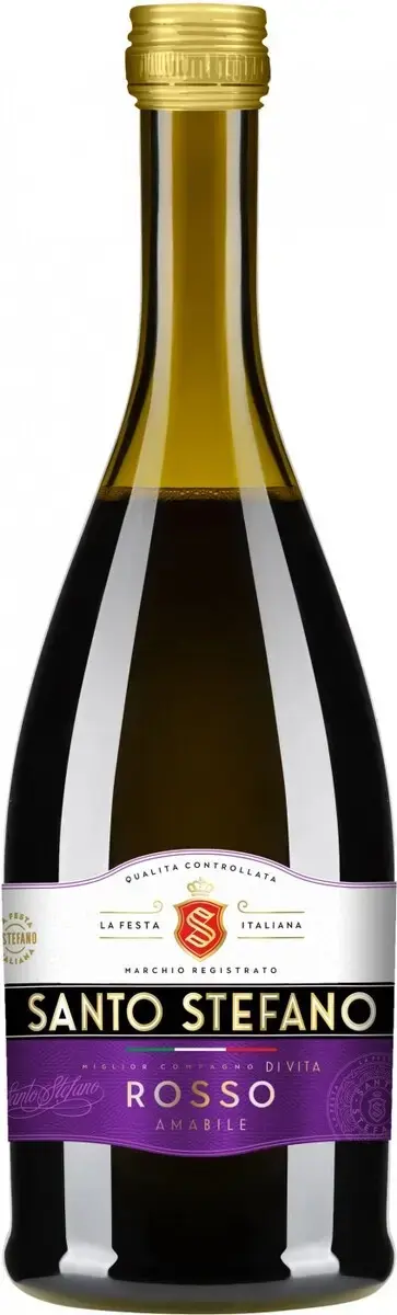 Игристое вино Santo Stefano Rosso Amabile, 0.25 л