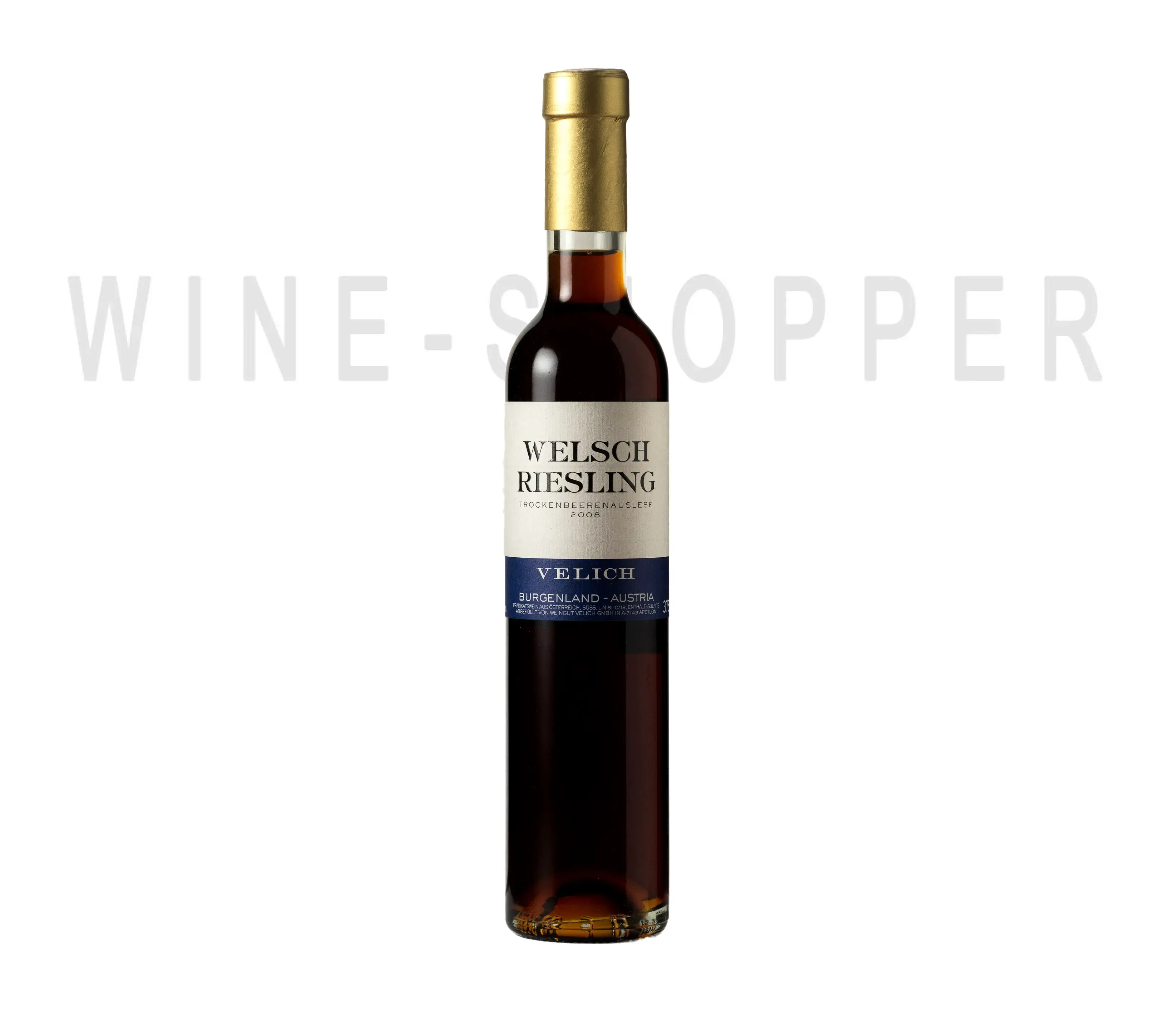 Вино Weingut Velich Welschriesling Trockenbeerenauslese 2008 0.375 л