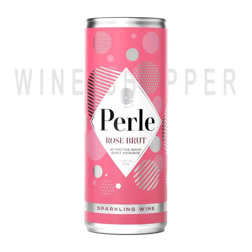 Игристое вино La Petite Perle Rose Brut in can 0.75 л