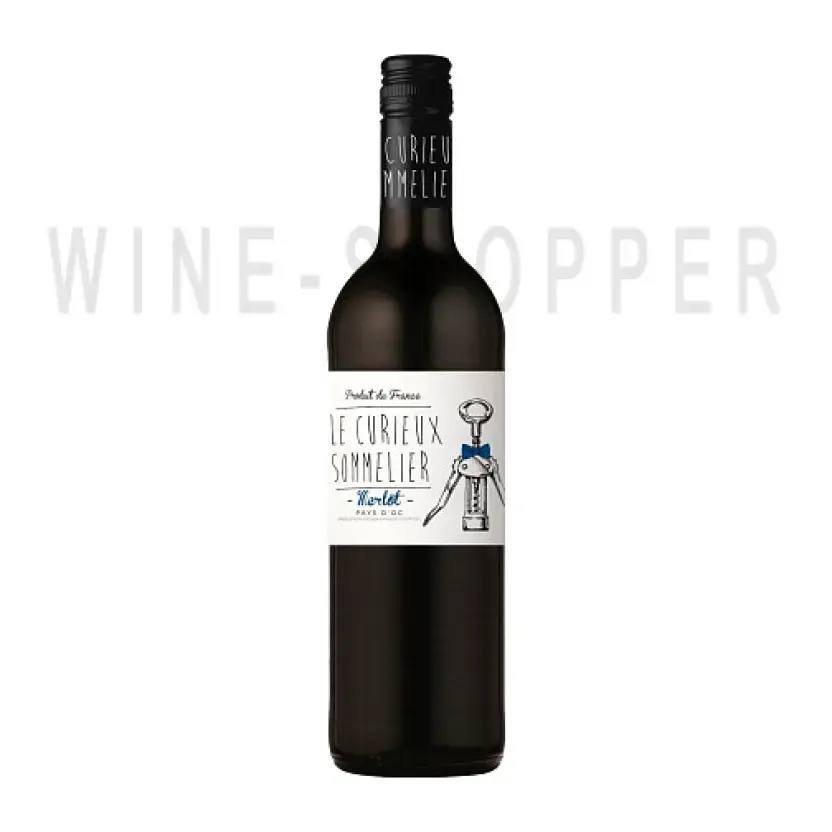 Вино Le Curieux Sommelier Merlot 2021 0.75 л