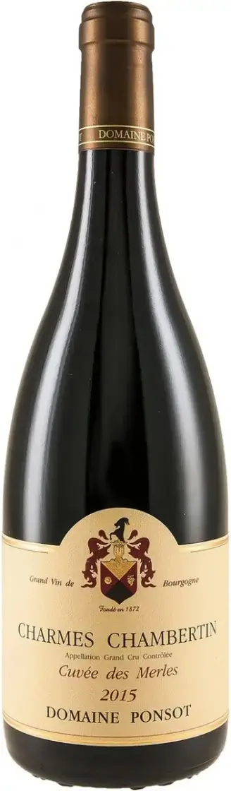 Вино Domaine Ponsot Charmes Chambertin Grand Cru Cuvee des Merles AOC, 2015, 0.75 