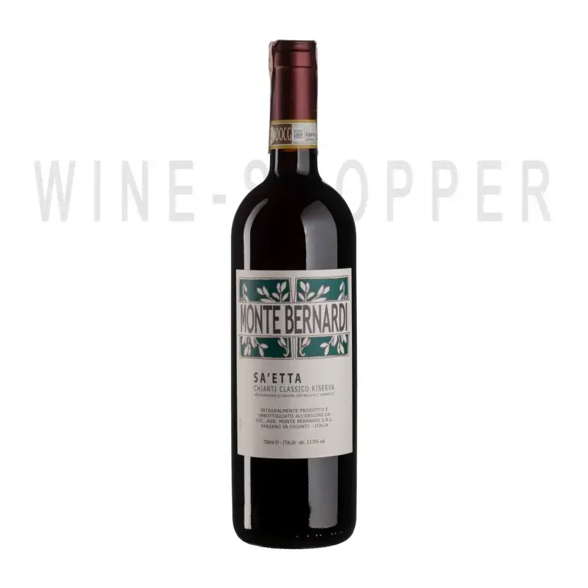 Вино Monte Bernardi Sa Etta Chianti Classico Riserva DOCG 2018 0.75 л