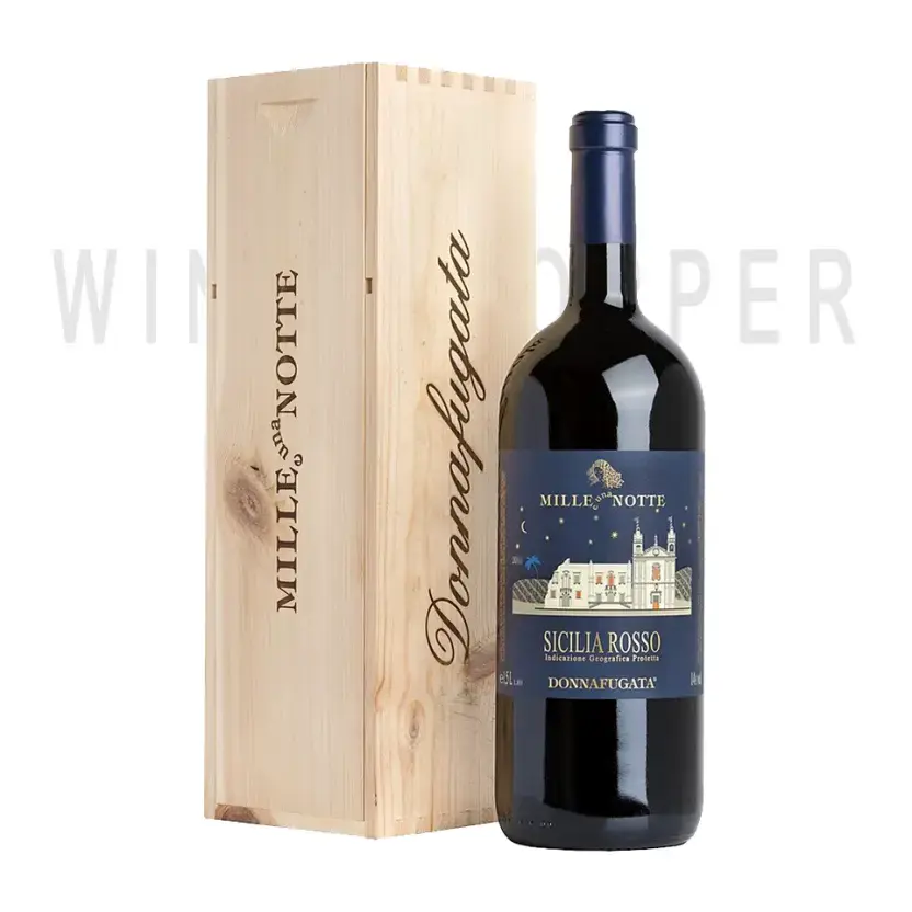 Вино Donnafugata Mille e una Notte Sicilia DOC wooden box 2018 1.5 л