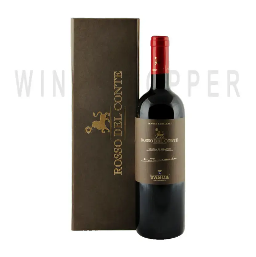 Вино Rosso del Conte 2012 0.75 л gift box