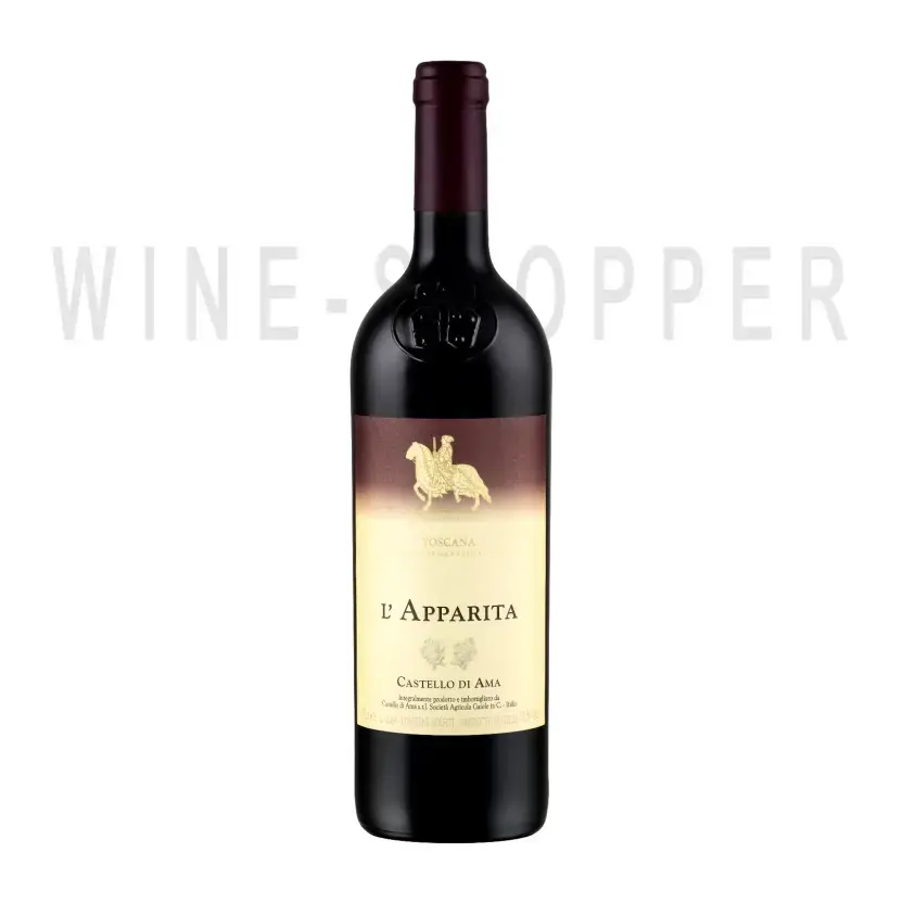 Вино Castello di Ama Merlot IGT l'Apparita 2018 0.75 л