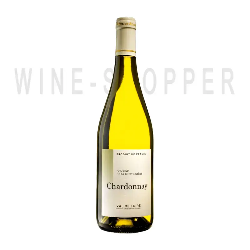 Вино Domaine de La Bretonniere Chardonnay Val de Loire IGP 2020 0.75 л