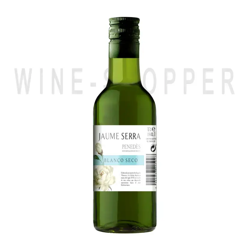 Вино Jaume Serra Blanco Seco Penedes DO 2021 0.187 л