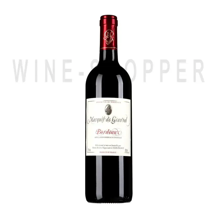 Вино Marquis de Granval Bordeaux AOC 2018 0.75 л