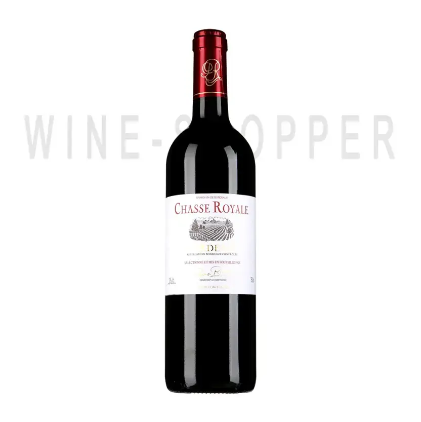 Вино Chasse Royale Bordeaux AOC 2018 0.75 л