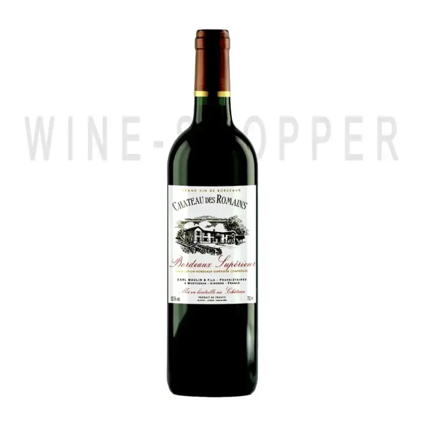 Вино Chateau des Romains Bordeaux Superieur AOC 2018 0.75 л