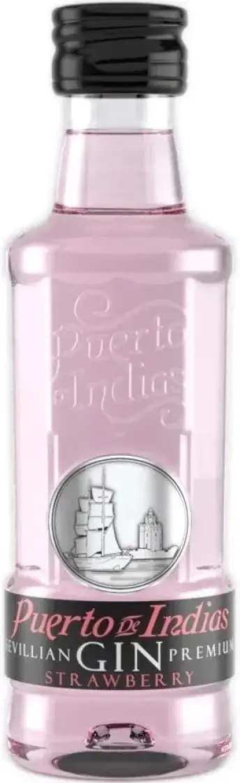 Джин Puerto de Indias Strawberry, 0.05 л