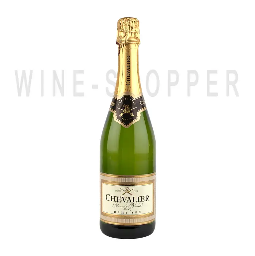 Игристое вино Boisset Chevalier Blanc de Blancs Demi-Sec 0.75 л