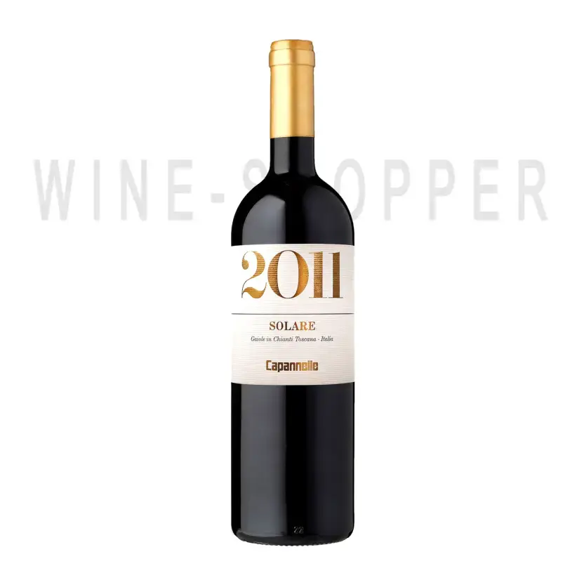 Вино Capannelle Solare Vino da Tavola di Toscana Rosso IGT Sangiovese, 2011, 0.75 л