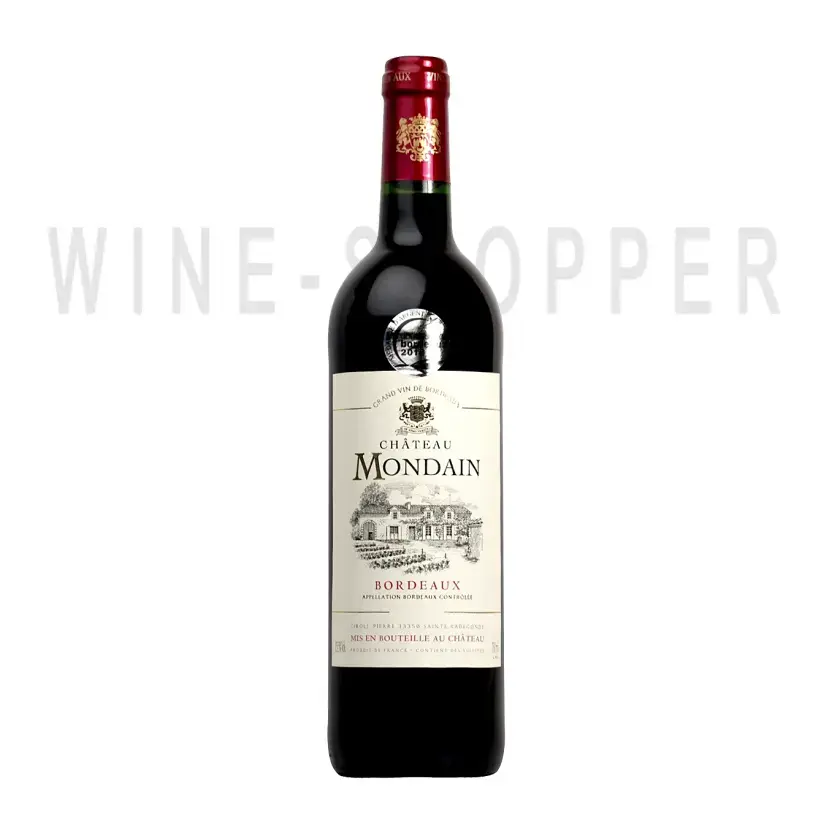 Вино Sichel Chateau Mondain Bordeaux AOC 2018 0.75 л