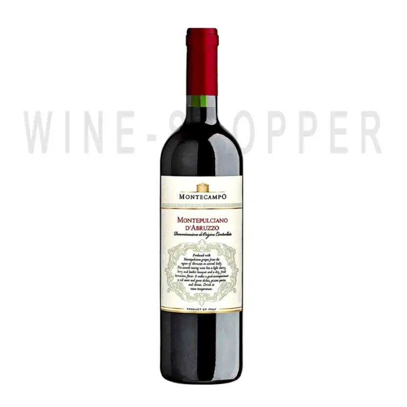 Вино Montecampo Montepulciano d'Abruzzo 2019 0.75 л