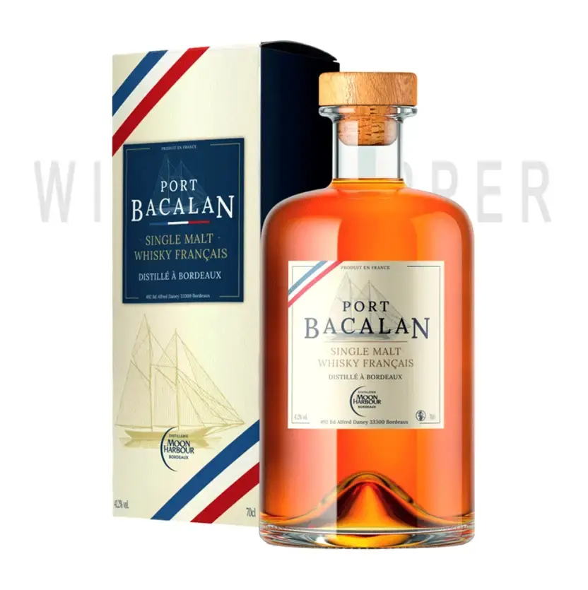 Виски Moon Harbour Port Bacalan Single Malt gift box 0.7 л
