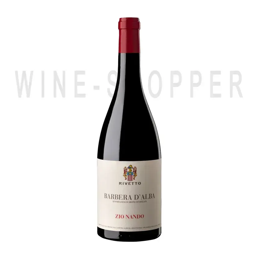 Вино Zio Nando Barbera d’Alba DOC Rivetto 2020 0.75 л