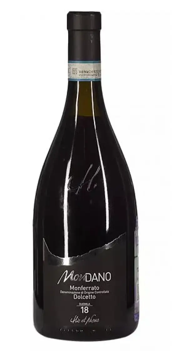 Вино Hic et Nunc Mondano Dolcetto DOC Monferrato, 2018, 0.75 л