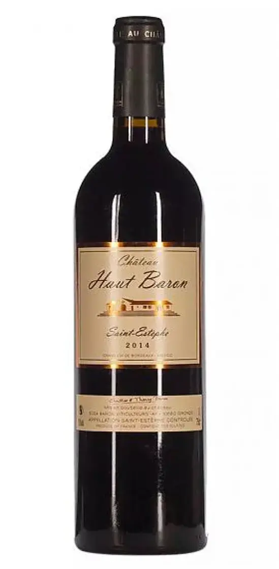 Вино Chateau Haut Baron AOC Saint-Estephe, 2014, 0.75 л