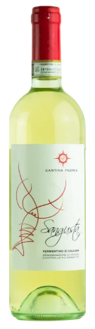 Вино SANGUSTA Vermentino di Gallura DOCG Cantina Pedres, 2021, 0.75 л