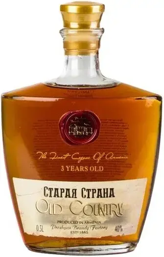 Коньяк Old Country 3 Years Old, 0.5 л