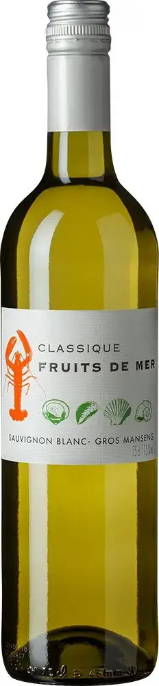 Вино Classique Fruits de Mer, Cotes de Gascogne IGP, 2022, 0.75 л