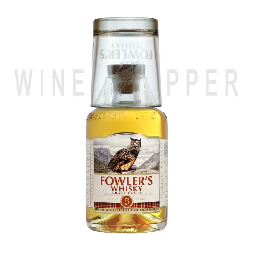 Виски Fowler's Grain with glass 0.5 л