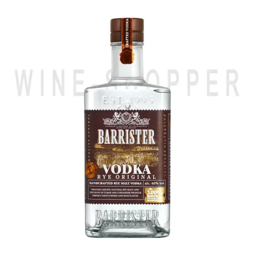Водка Barrister Rye Original 0.7 л