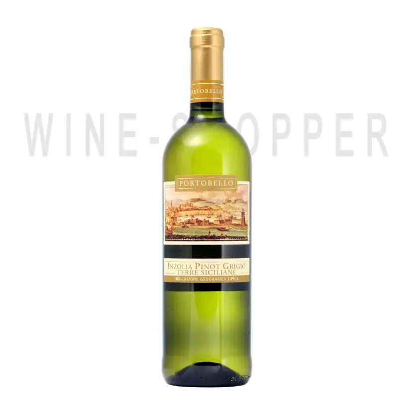 Вино Vinispa Portobello Inzolia-Pinot Grigio Terre Siciliane IGT 2021 0.75 л