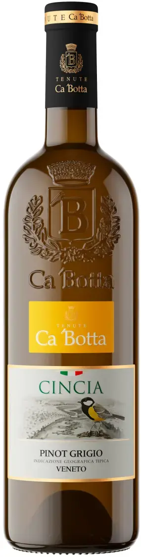 Вино Ca'Botta Cincia Pinot Grigio DOC Garda 2019, 0.75 л