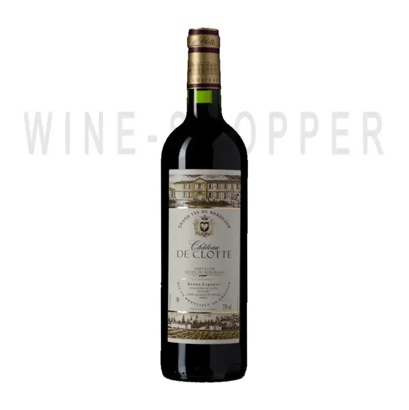 Вино Chateau de Clotte Castillon Cotes de Bordeaux AOC 2014 0.75 л