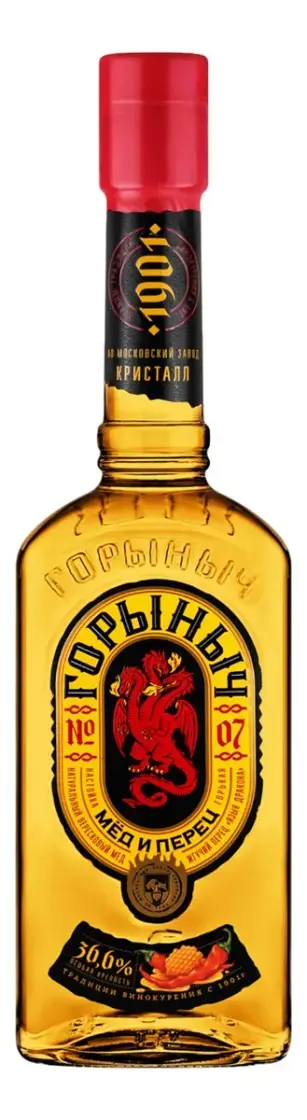 Настойка Горыныч Мед и Перец, 0.5 л