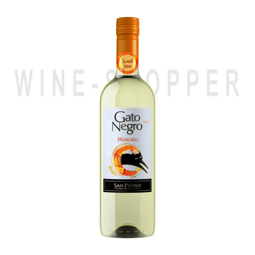 Вино San Pedro Gato Negro Moscato 0.75 л