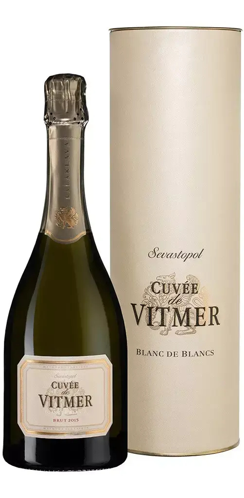 Вино Cuvee de Vitmer Brut, in a gift tube, 2017, 0.75 л