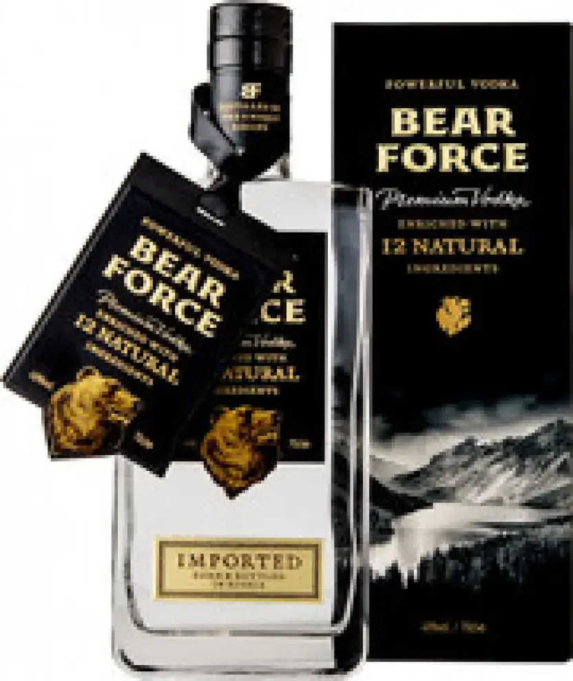 Водка Bear Force Powerful, gift box, 0.7 л
