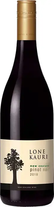 Вино Coopers Creek, Lone Kauri Pinot Noir, 2018, 0.75 л