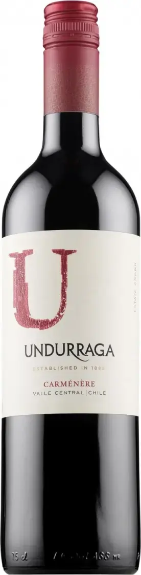 Вино Undurraga, Carmenere, Central Valley, 2021 0.75 мл