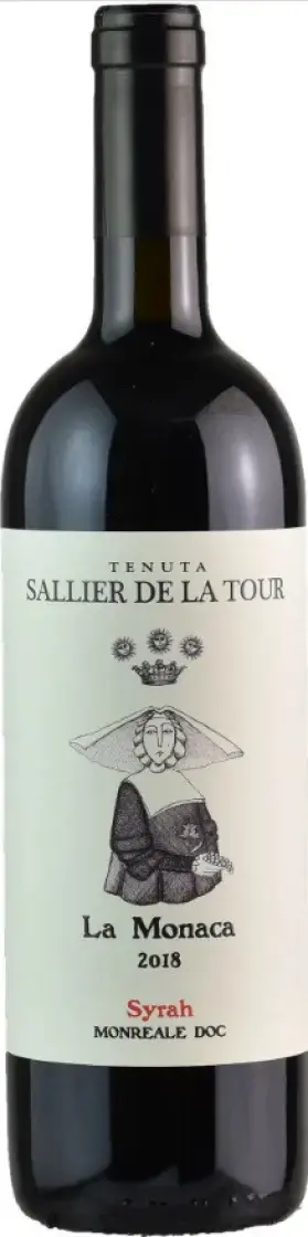 Вино Sallier de La Tour, La Monaca, Monreale DOC, 2018, 0.75 л
