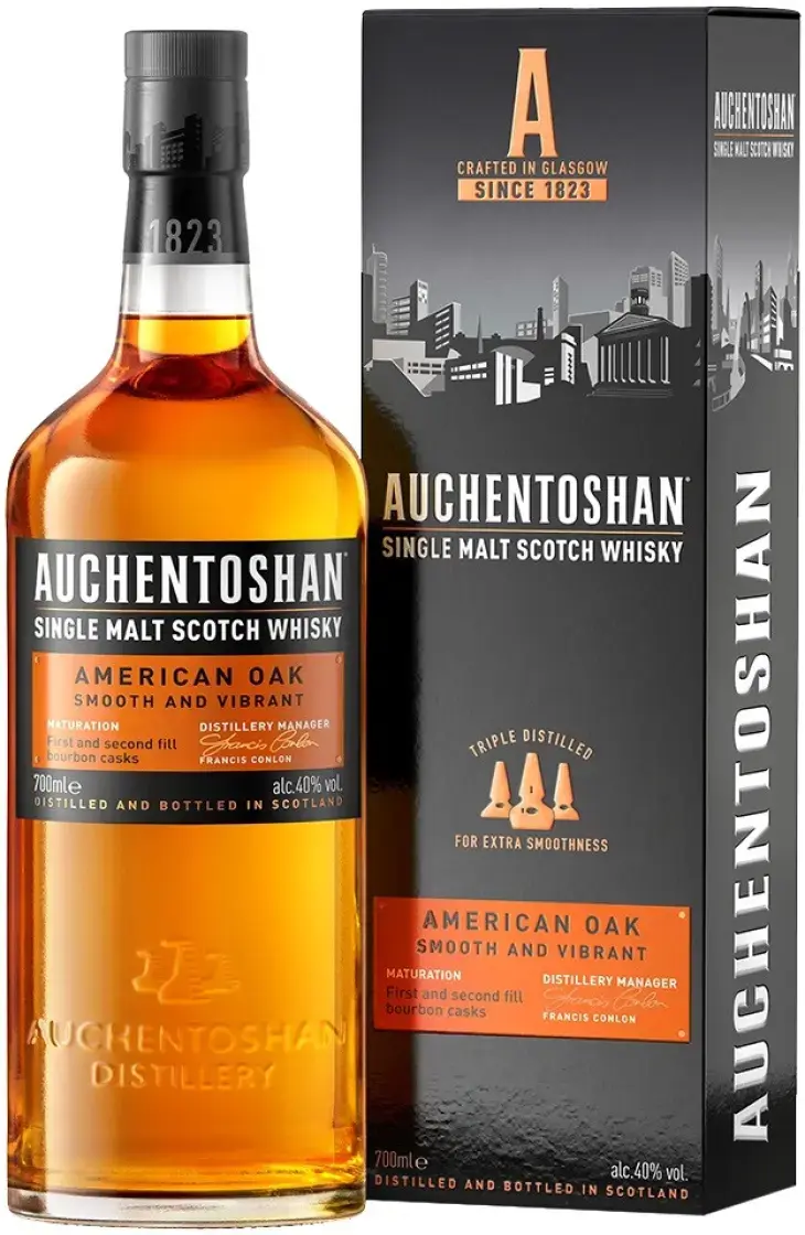 Виски Auchentoshan American Oak, gift box, 1л