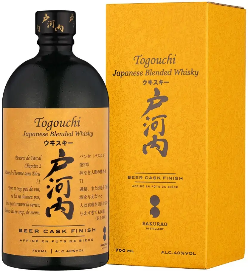 Виски Togouchi Beer Cask Finish, gift box, 0.7л